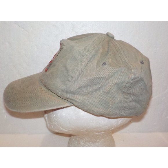 Volcom Stone Flex Fit Embroidered Khaki Green Factory Dinge Sample Hat Ball Cap - Picture 3 of 10